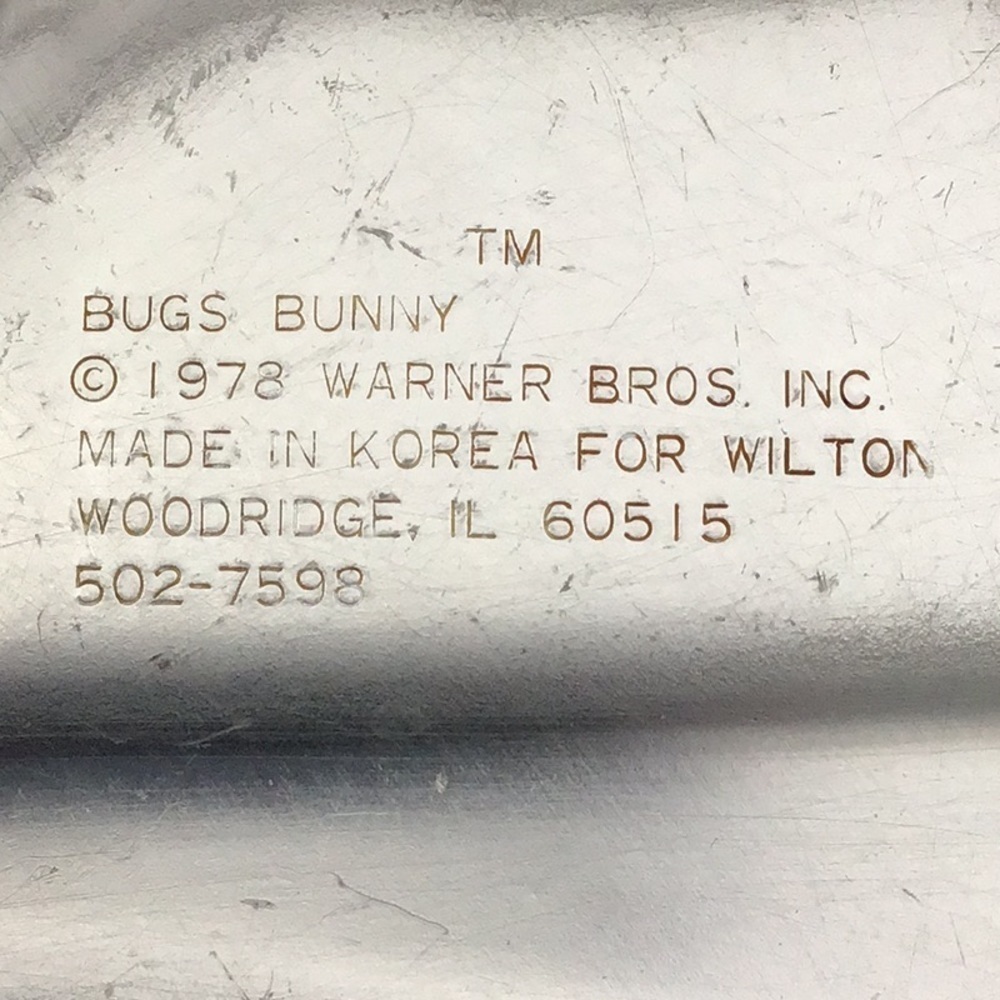 VINTAGE Wilton Bugs Bunny cake pan 502-7598 - Picture 3 of 6